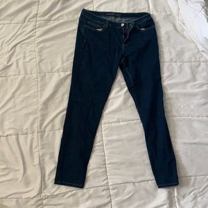 Michael kors jeans dark blue and gold size 8/9